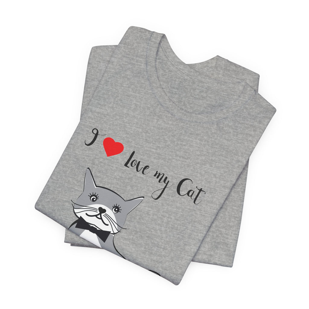 I Love My Cat Graphic Tee