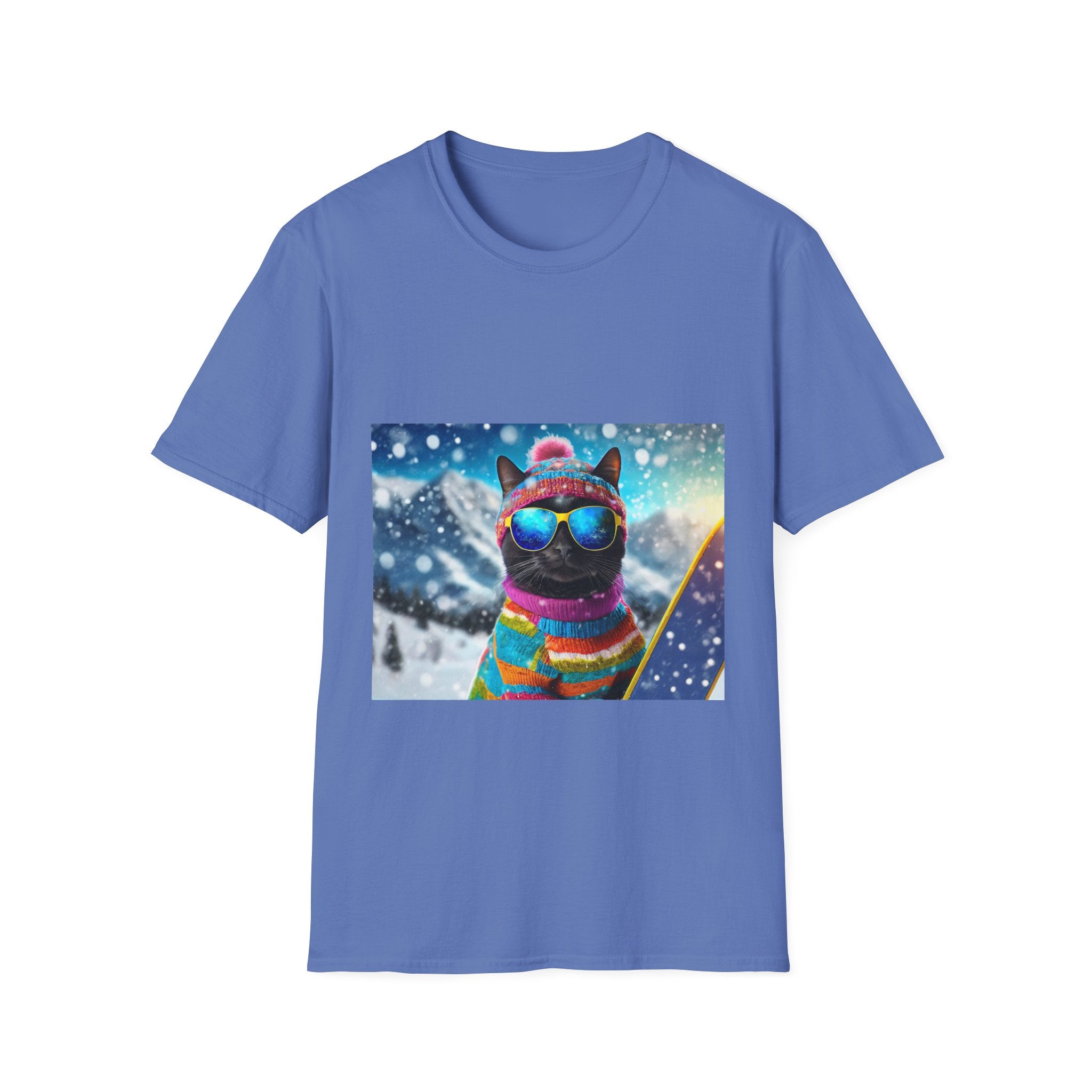 Cool Snow Cat Graphic Tee