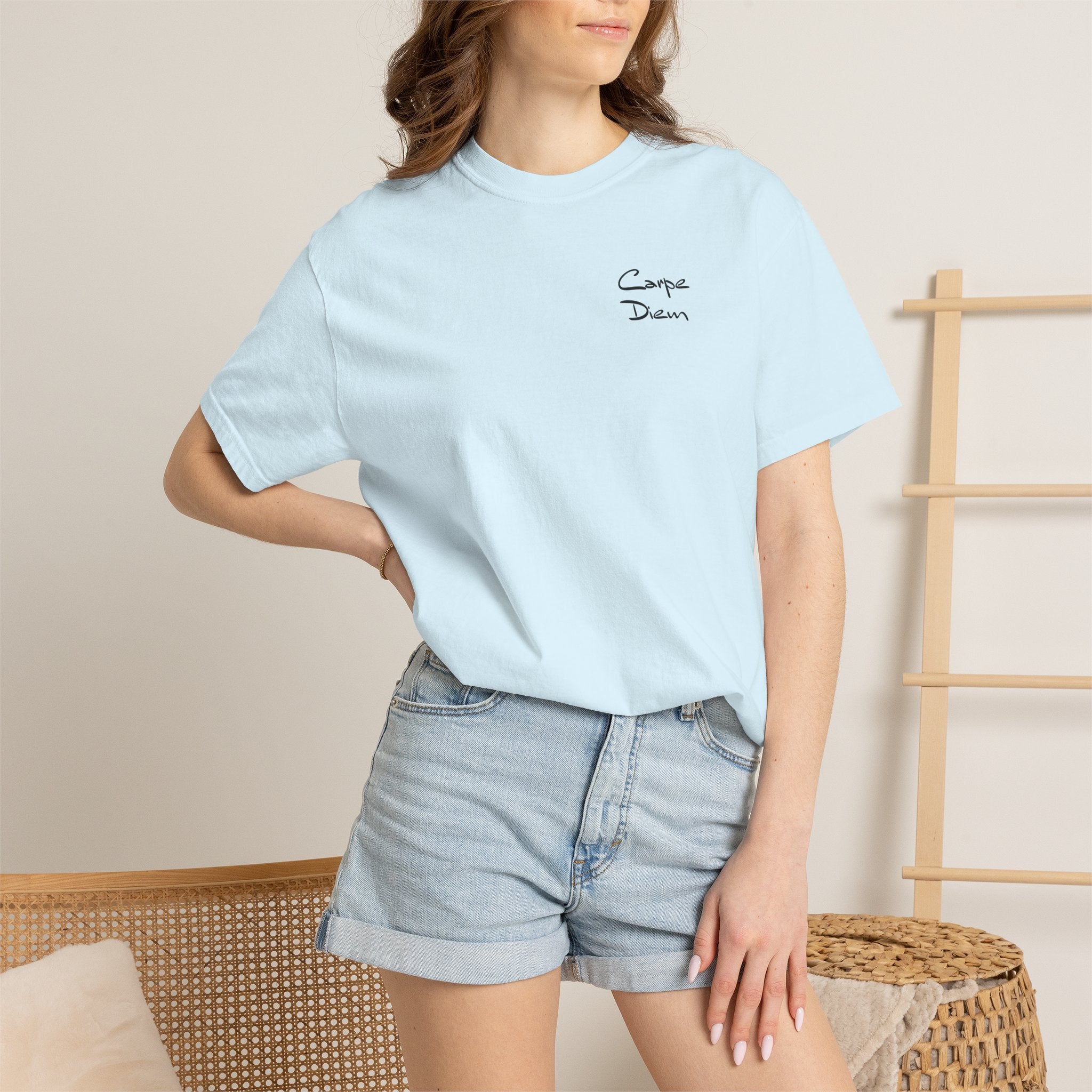 Carpe Diem Black Script Graphic Unisex T-shirt