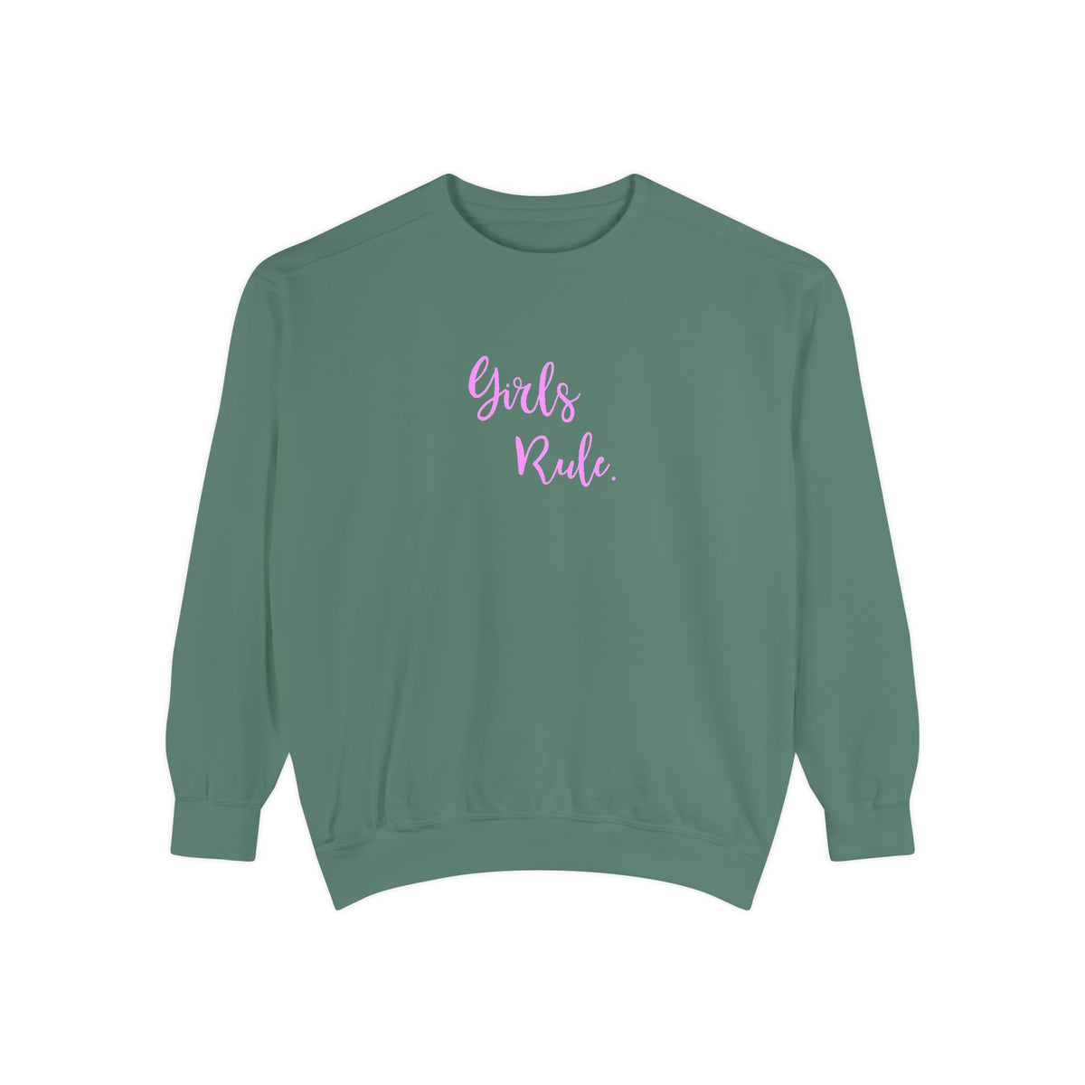 Girls Rule Cool Graphic Unisex Sweatshirt for Women and Girls
