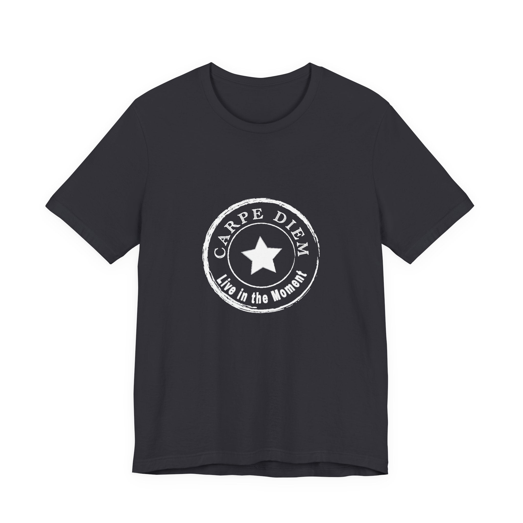 Carpe Diem Live in the Moment Graphic Jersey Short Sleeve Tee