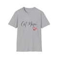 Cat Mom Heart Graphic Tee
