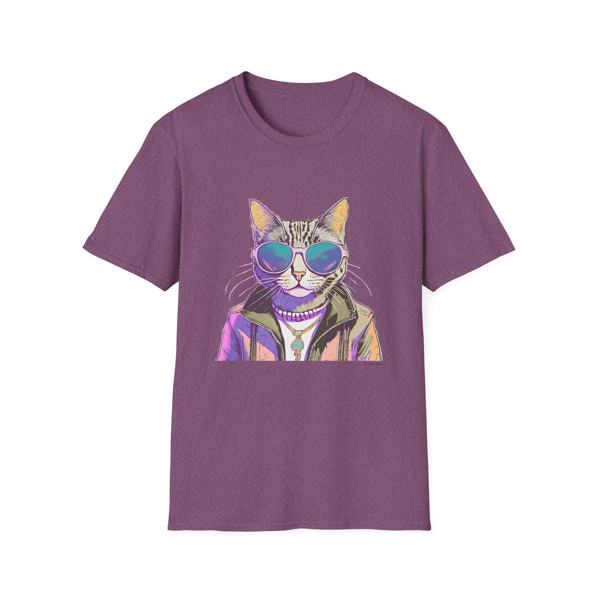 Cool Cat in Sunglasses Graphic Tee