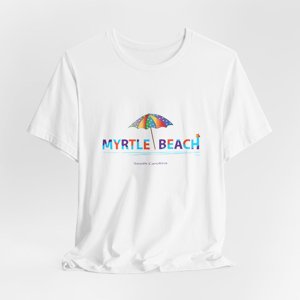 Myrtle Beach South Carolina Graphic Tee Unisex Jersey Short Sleeve Tee