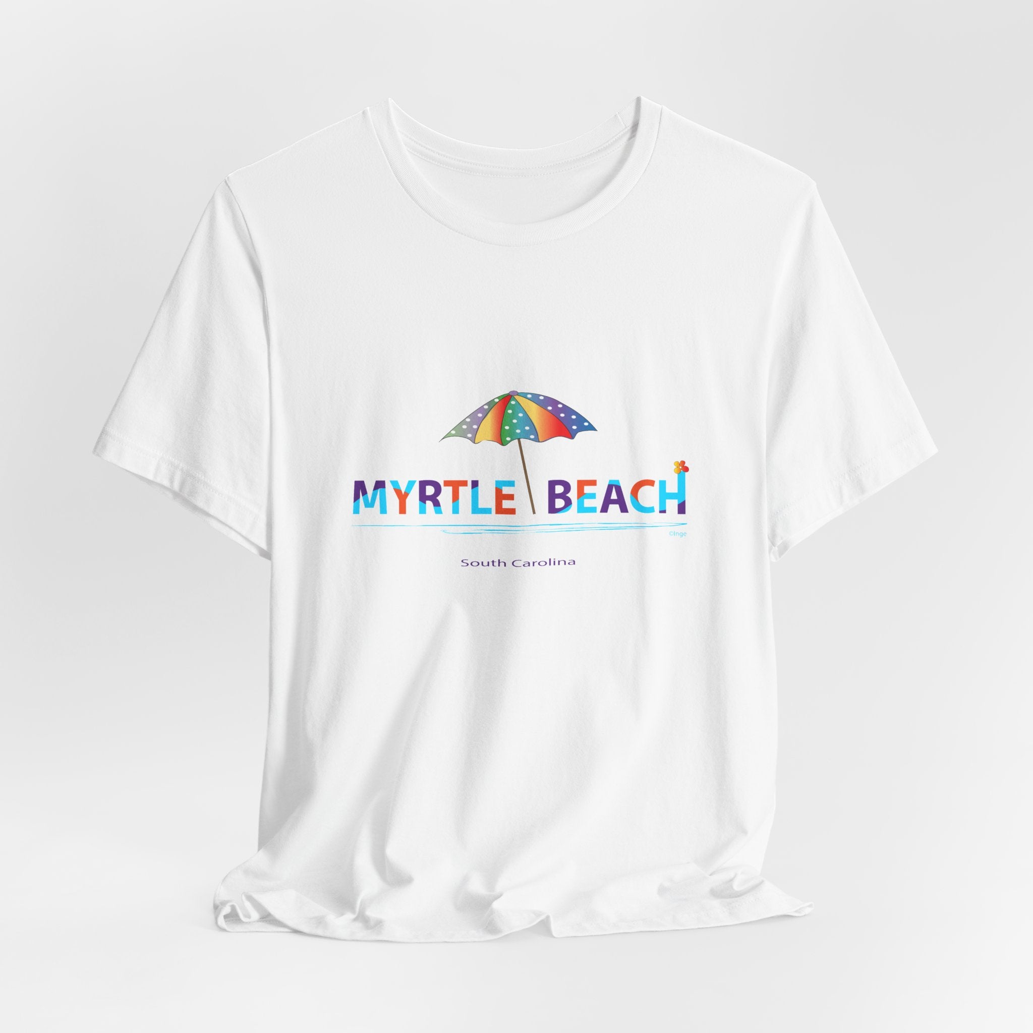 Myrtle Beach South Carolina Graphic Tee Unisex Jersey Short Sleeve Tee