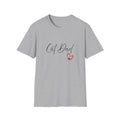 Cat Dad Heart Paw Graphic T-Shirt