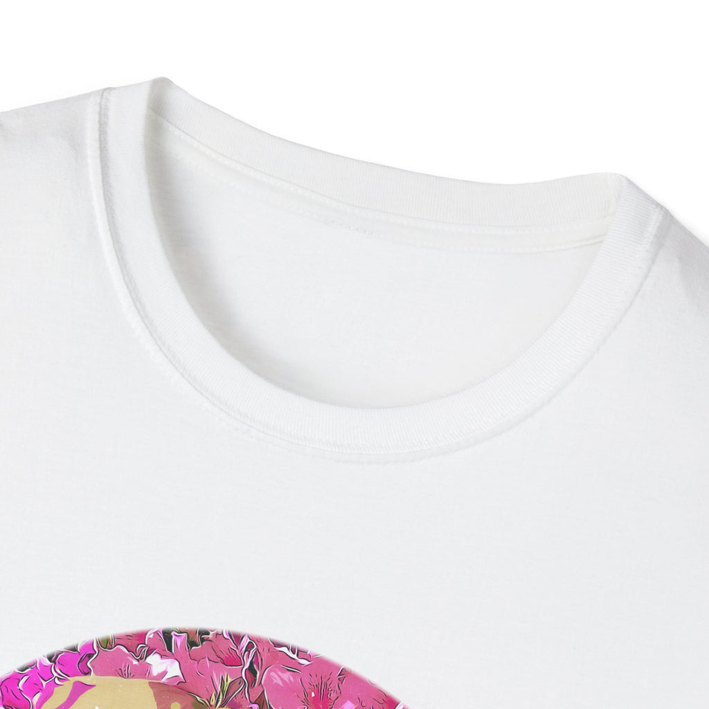 Labrador Retriever Floral Graphic T-Shirt for Dog Lovers
