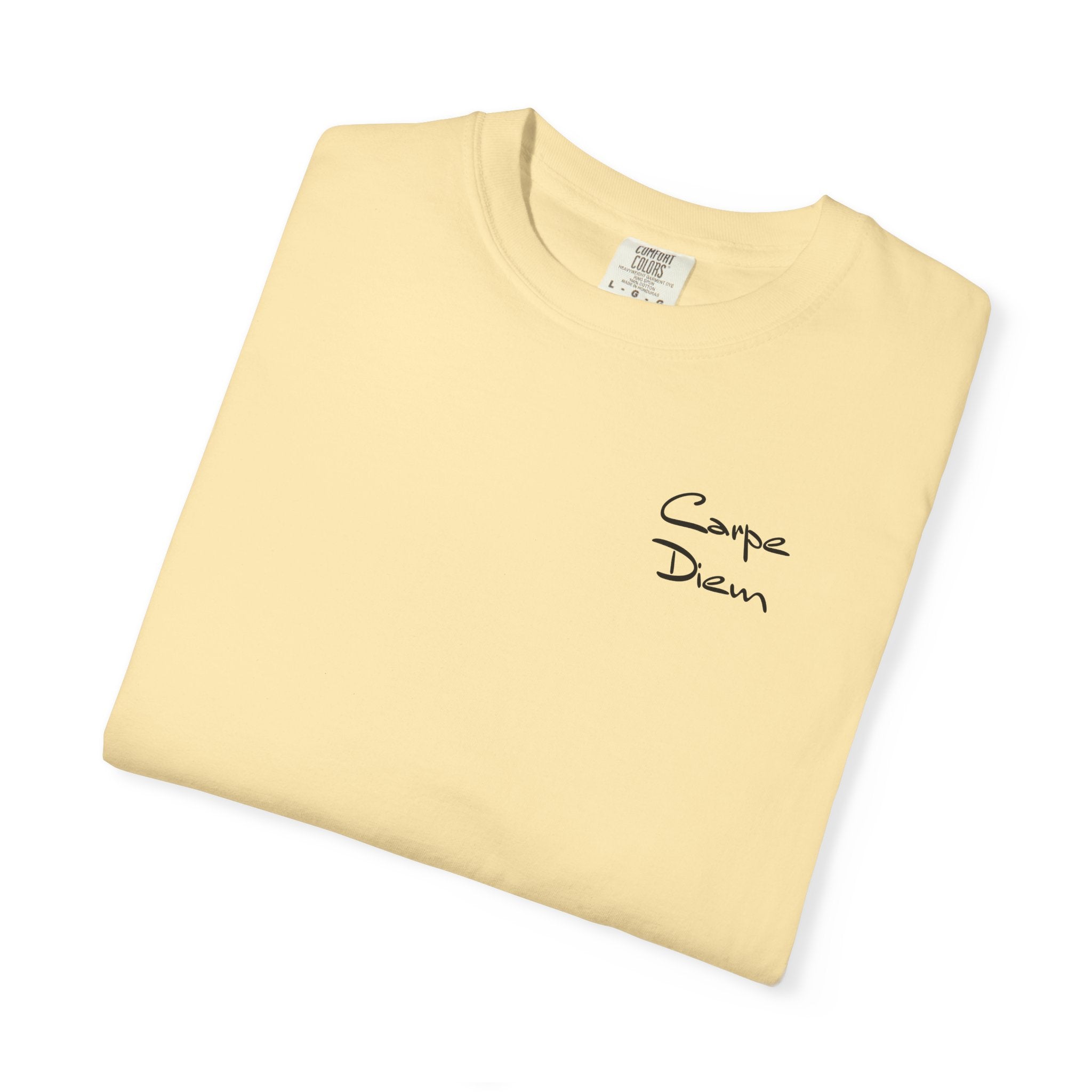Carpe Diem Black Script Graphic Unisex T-shirt