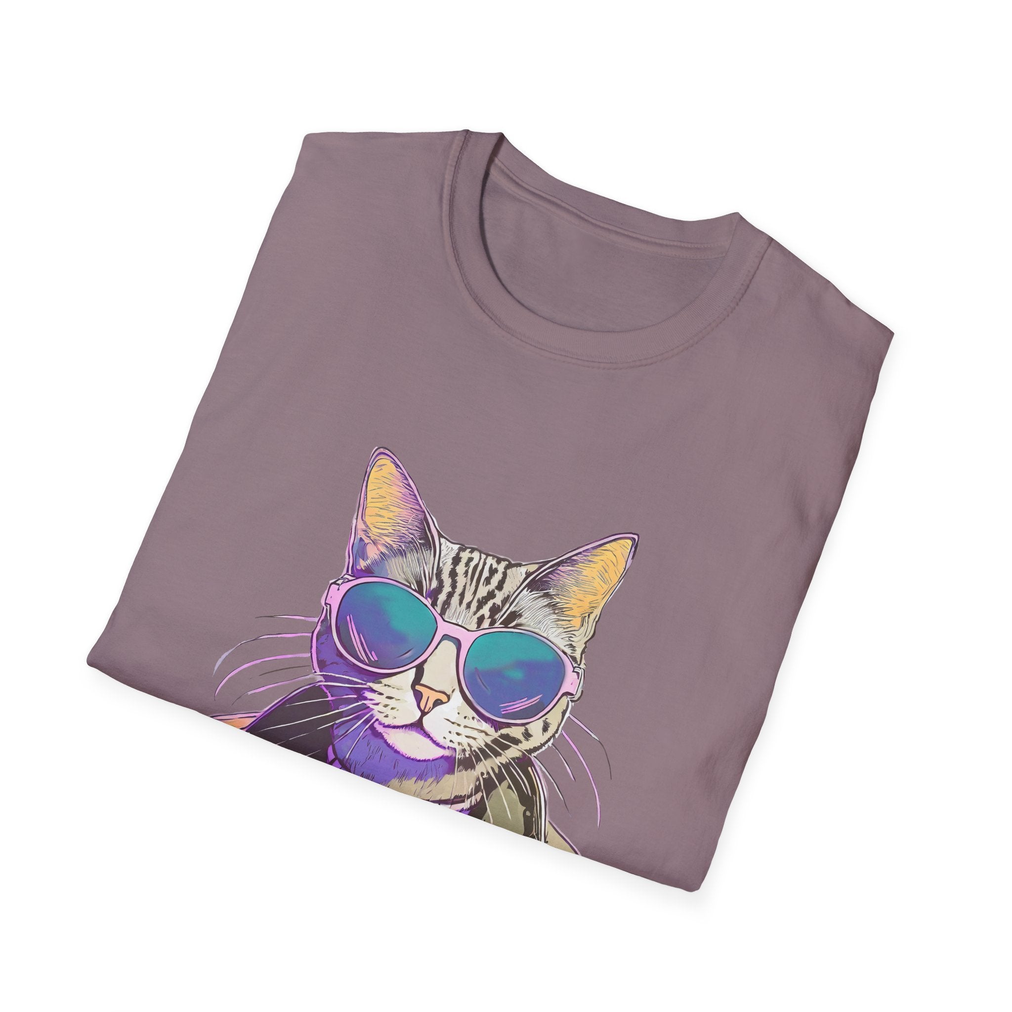 Cool Cat in Sunglasses Graphic Tee