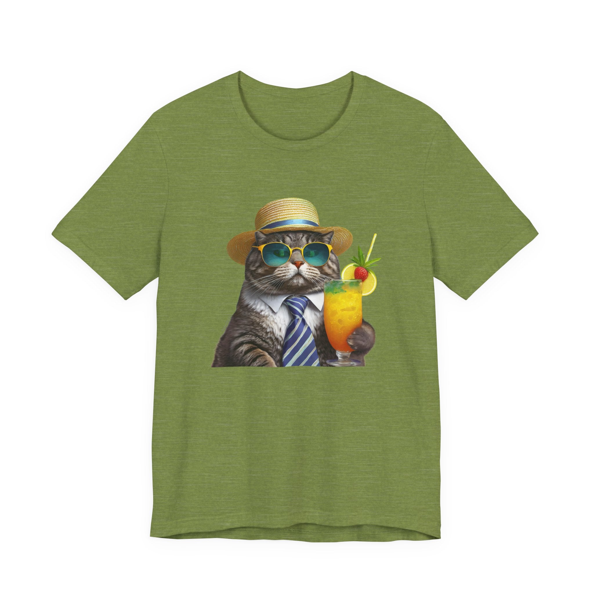 Happy Hour Cat Graphic Tee