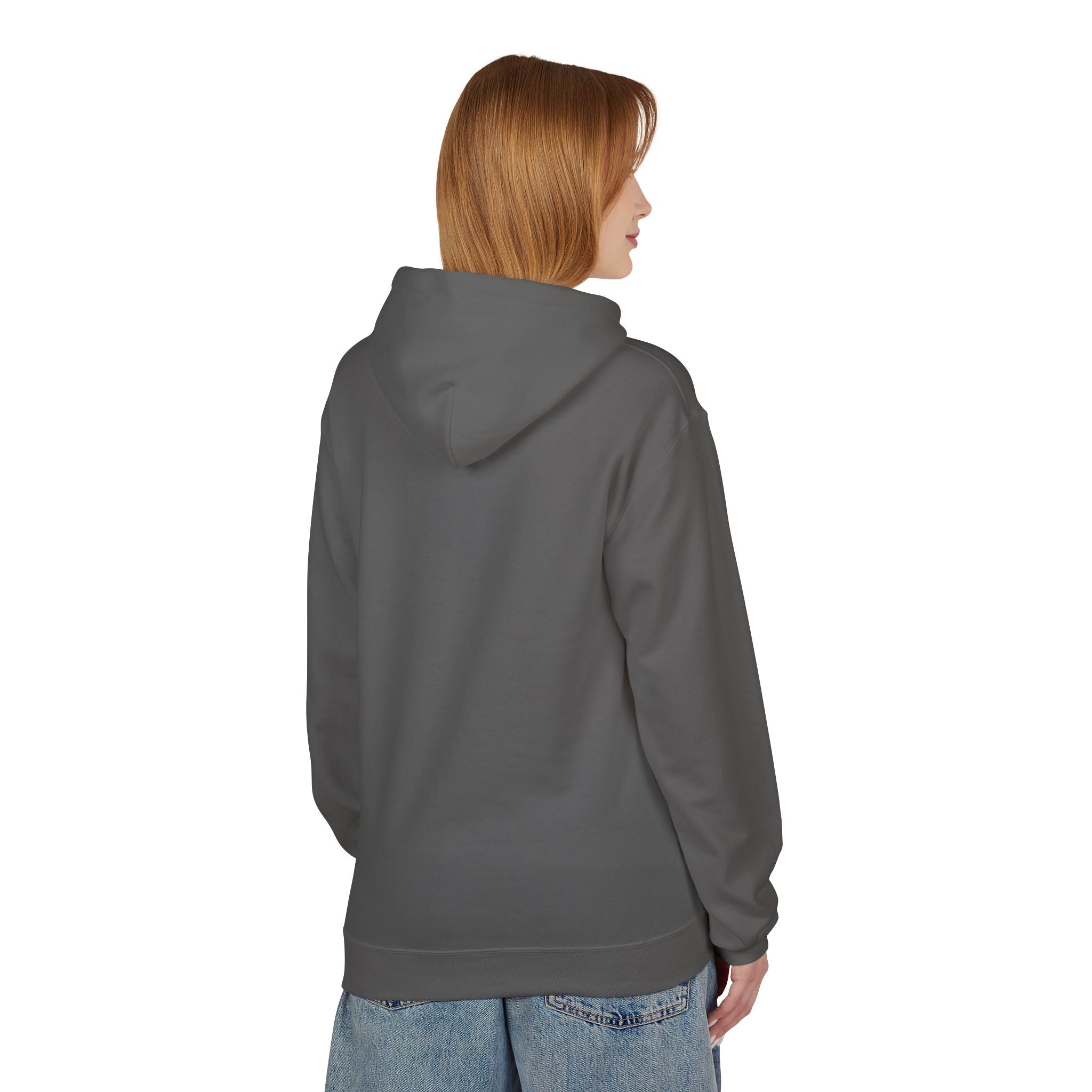 Bonjour Paris Eiffel Tower Graphic Hoodie - Unisex Midweight Softstyle Fleece Hoodie