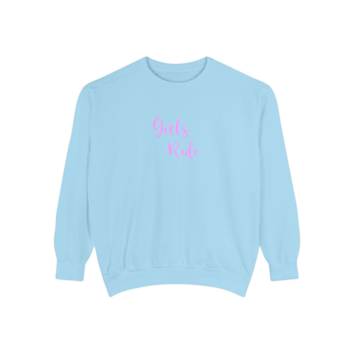 Girls Rule Cool Graphic Unisex Sweatshirt for Women and Girls