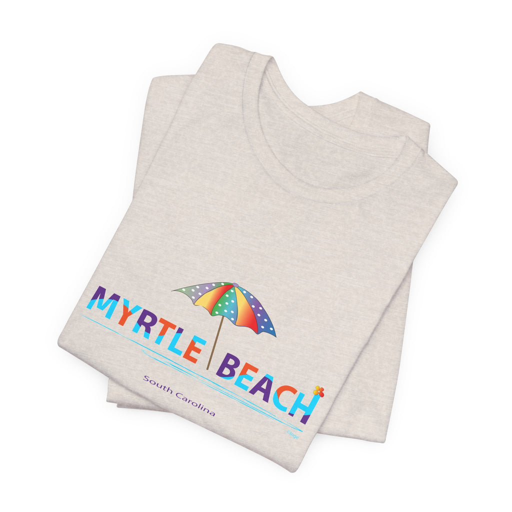 Myrtle Beach South Carolina Graphic Tee Unisex Jersey Short Sleeve Tee