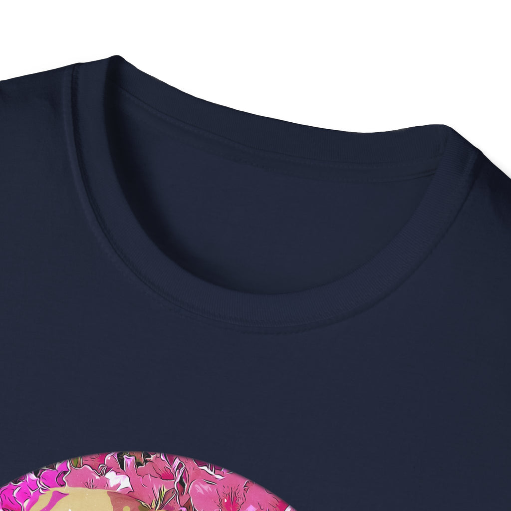 Labrador Retriever Floral Graphic T-Shirt for Dog Lovers