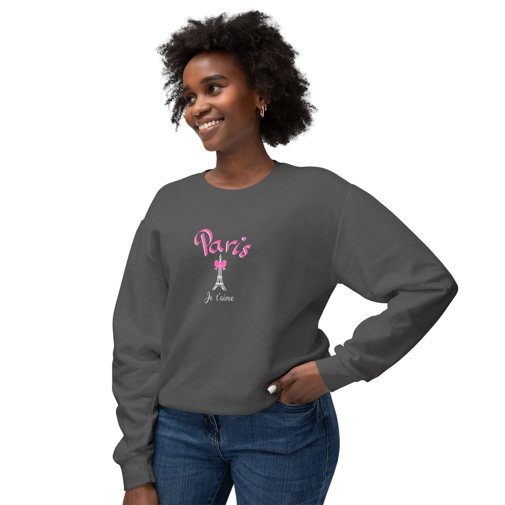 Paris Je T’aime Eiffel Tower Graphic Sweatshirt