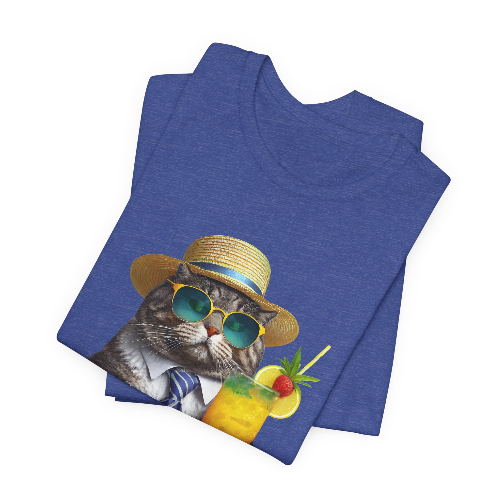 Happy Hour Cat Graphic Tee