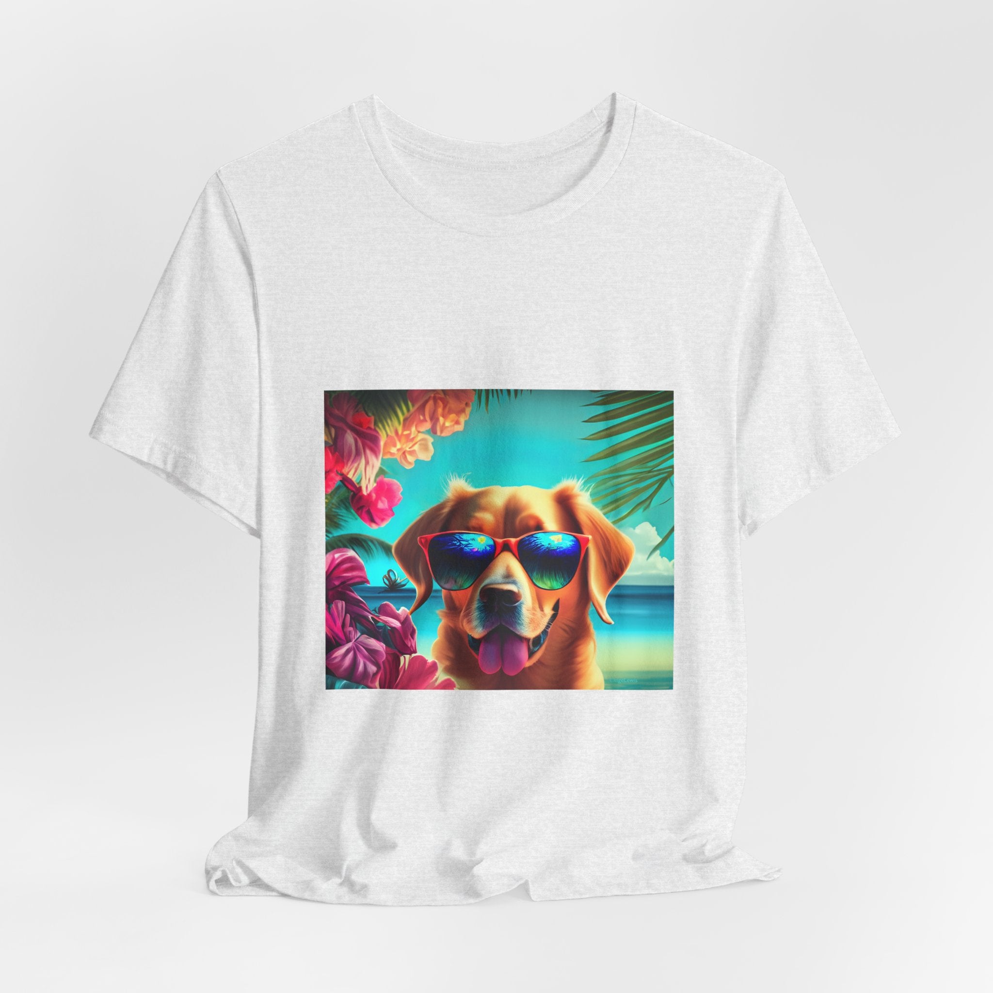 Cool Pup Beach Vibe Graphic Tee