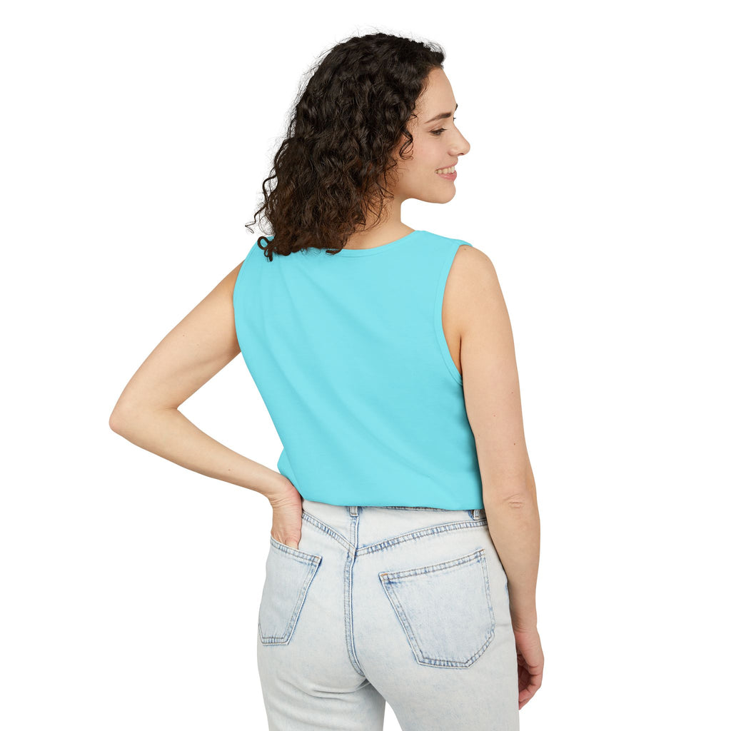 Miami Beach Vintage Graphic Tee Unisex Garment-Dyed Tank Top
