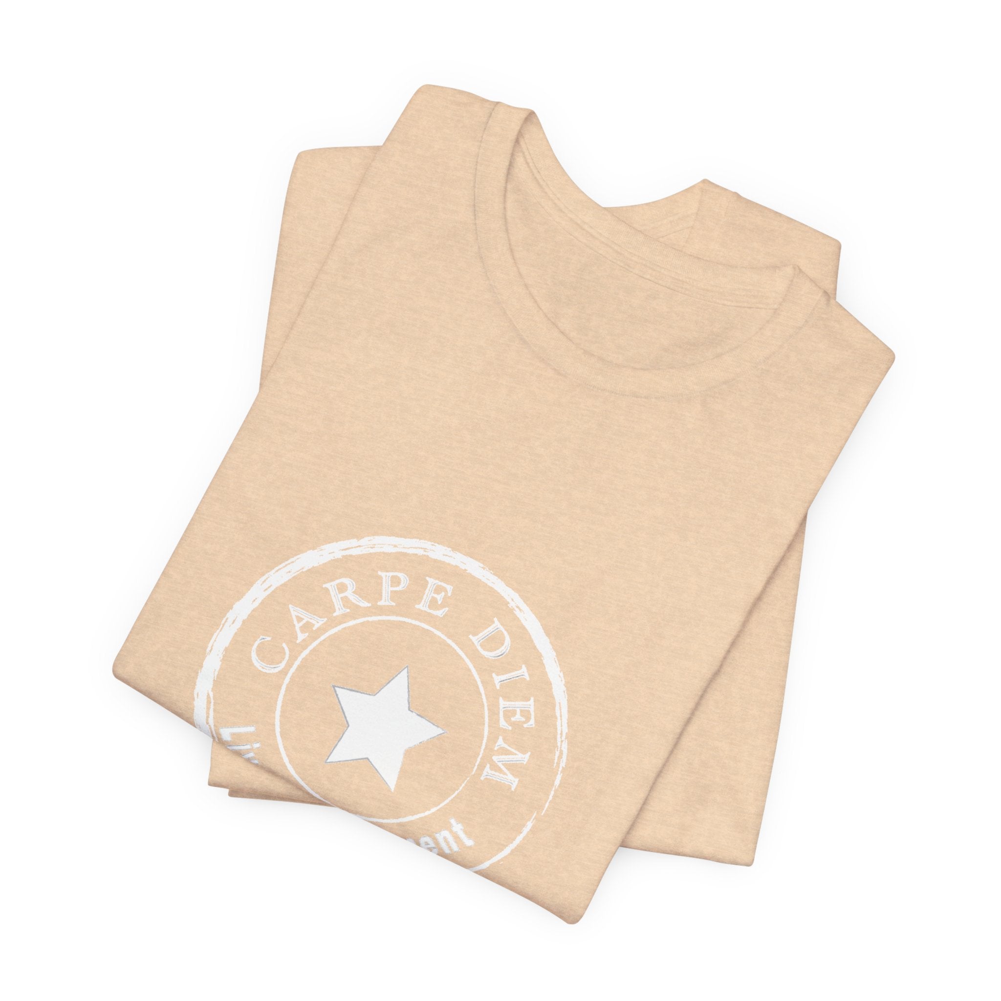 Carpe Diem Live in the Moment Graphic Jersey Short Sleeve Tee