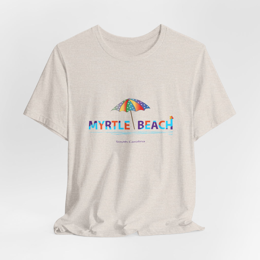 Myrtle Beach South Carolina Graphic Tee Unisex Jersey Short Sleeve Tee