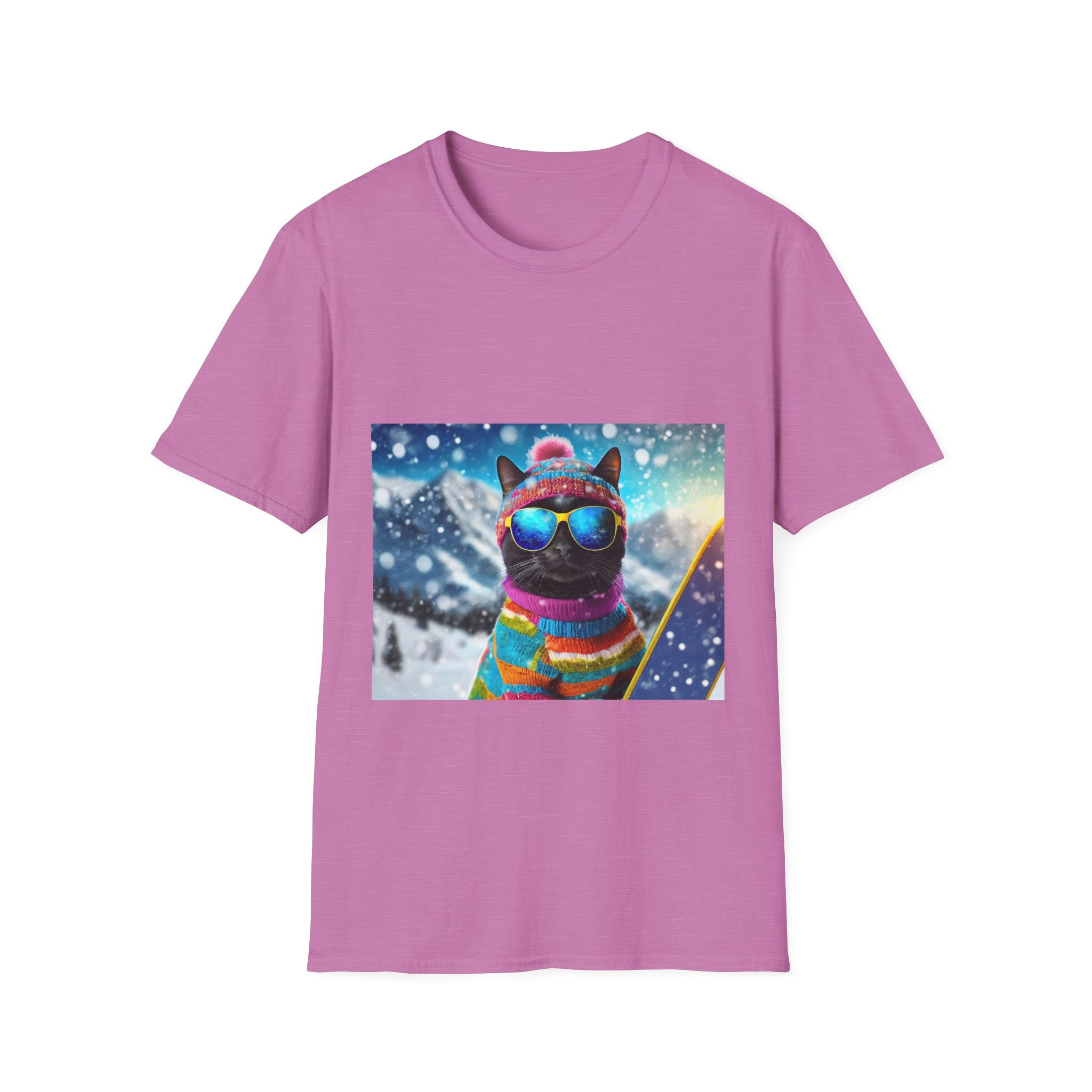 Cool Snow Cat Graphic Tee