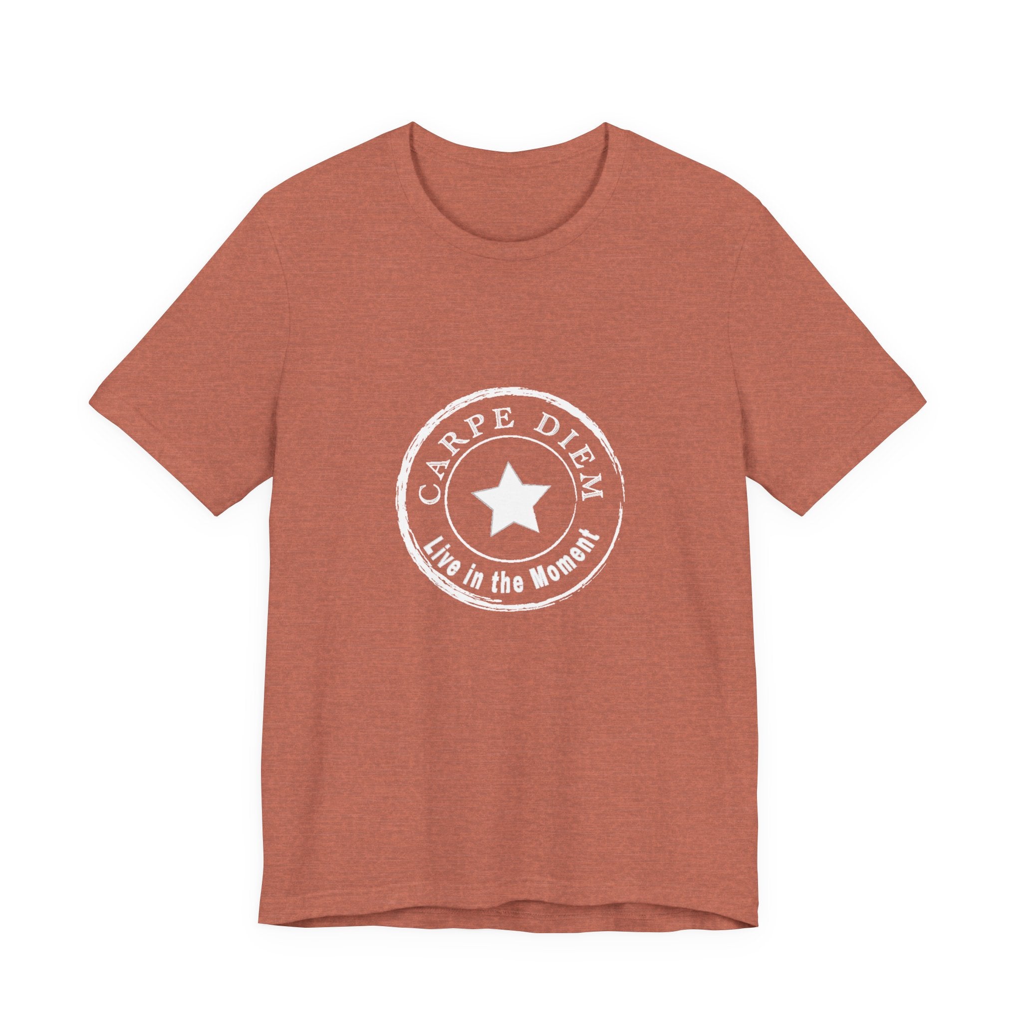 Carpe Diem Live in the Moment Graphic Jersey Short Sleeve Tee