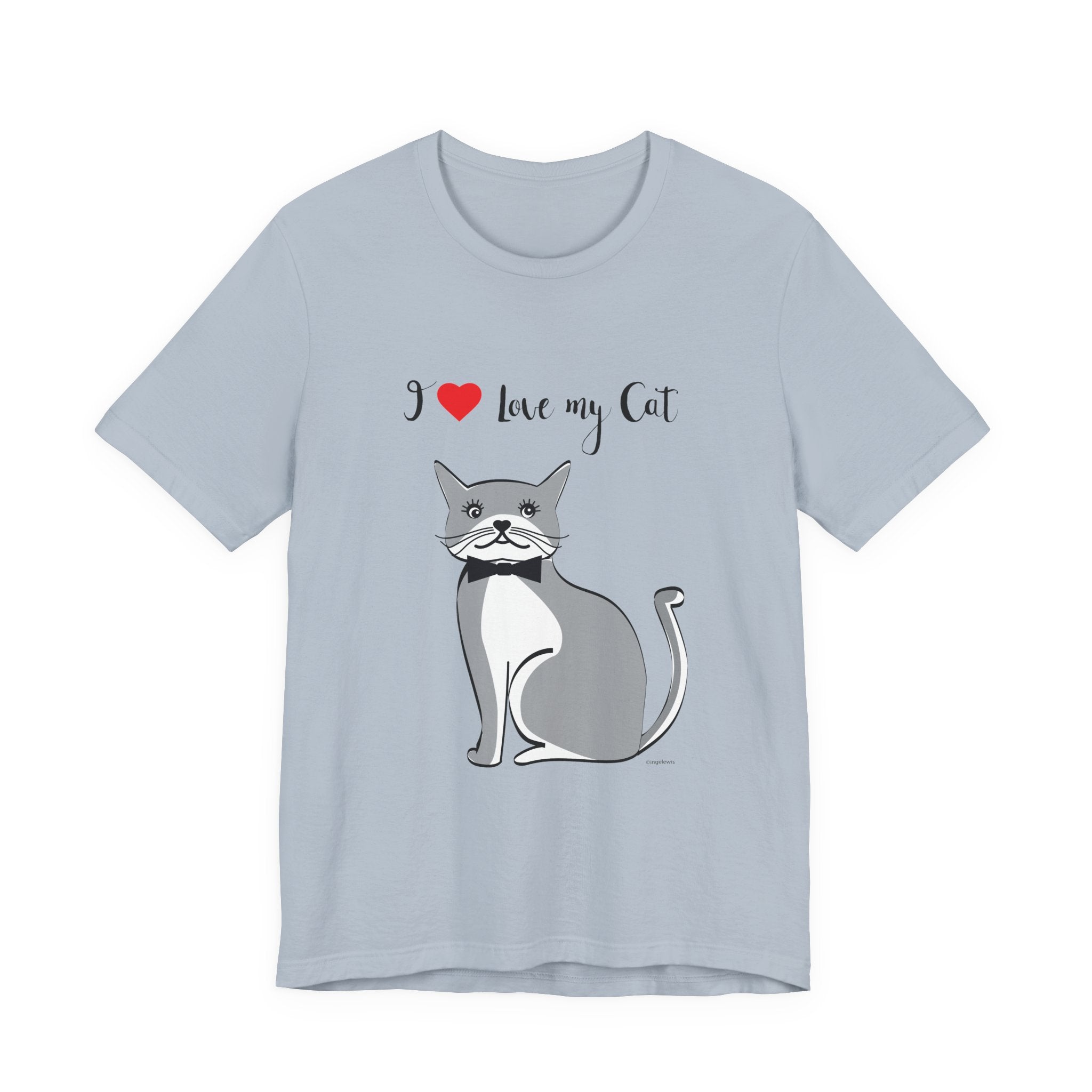 I Love My Cat Graphic Tee