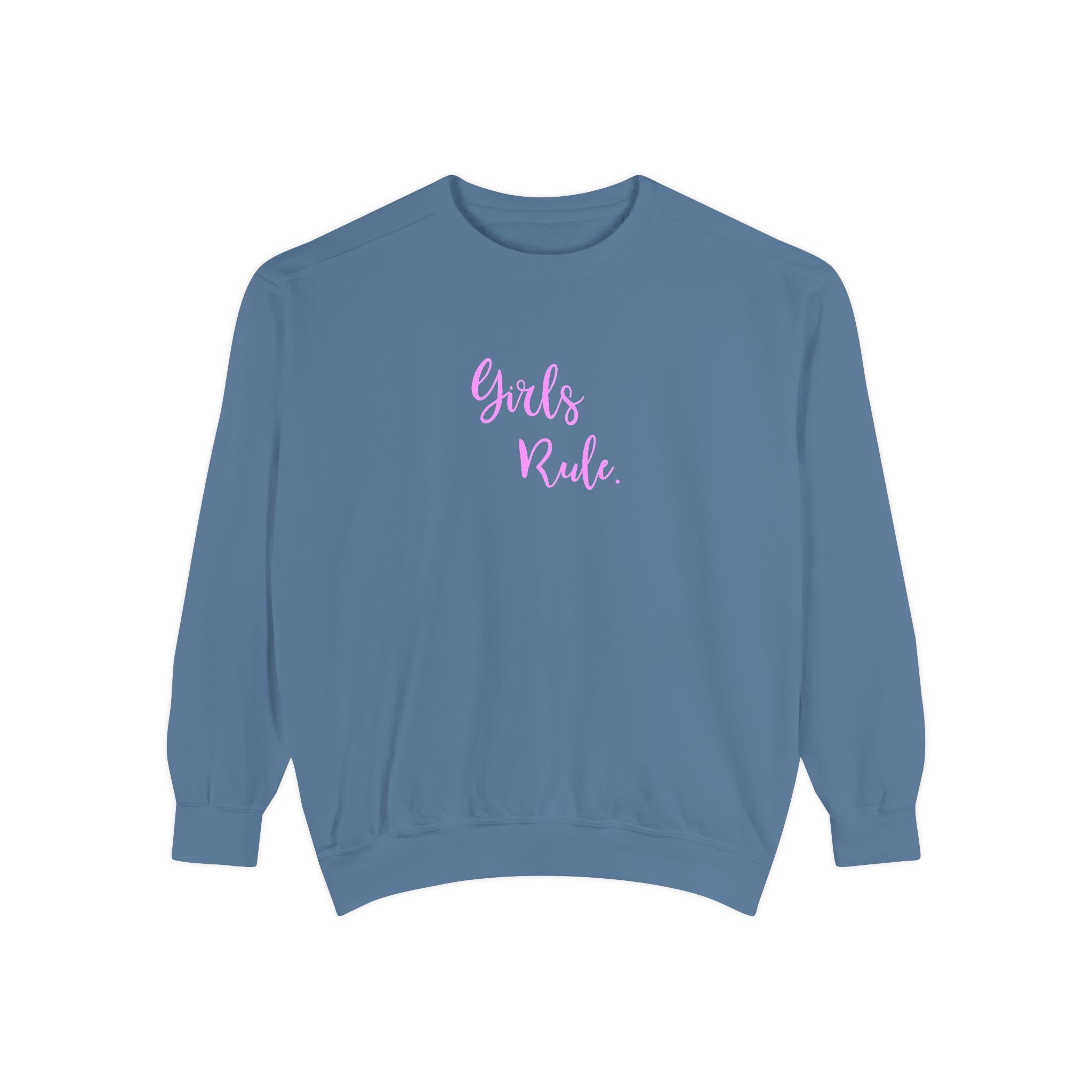 Girls Rule Cool Graphic Unisex Sweatshirt for Women and Girls