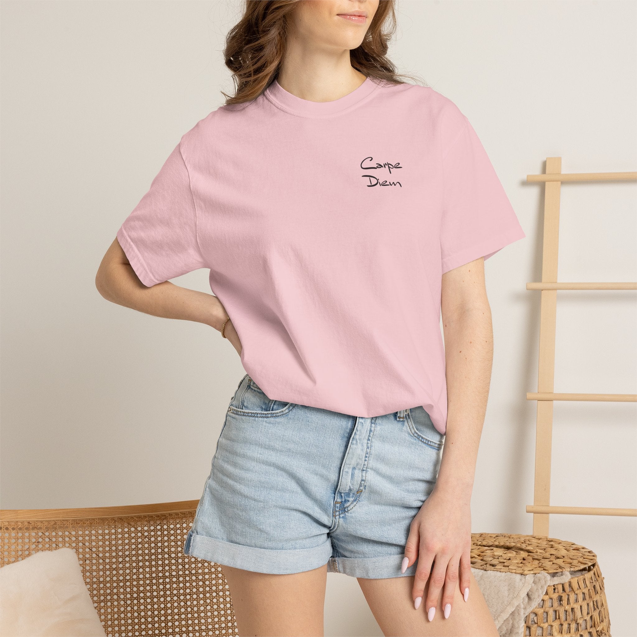 Carpe Diem Black Script Graphic Unisex T-shirt